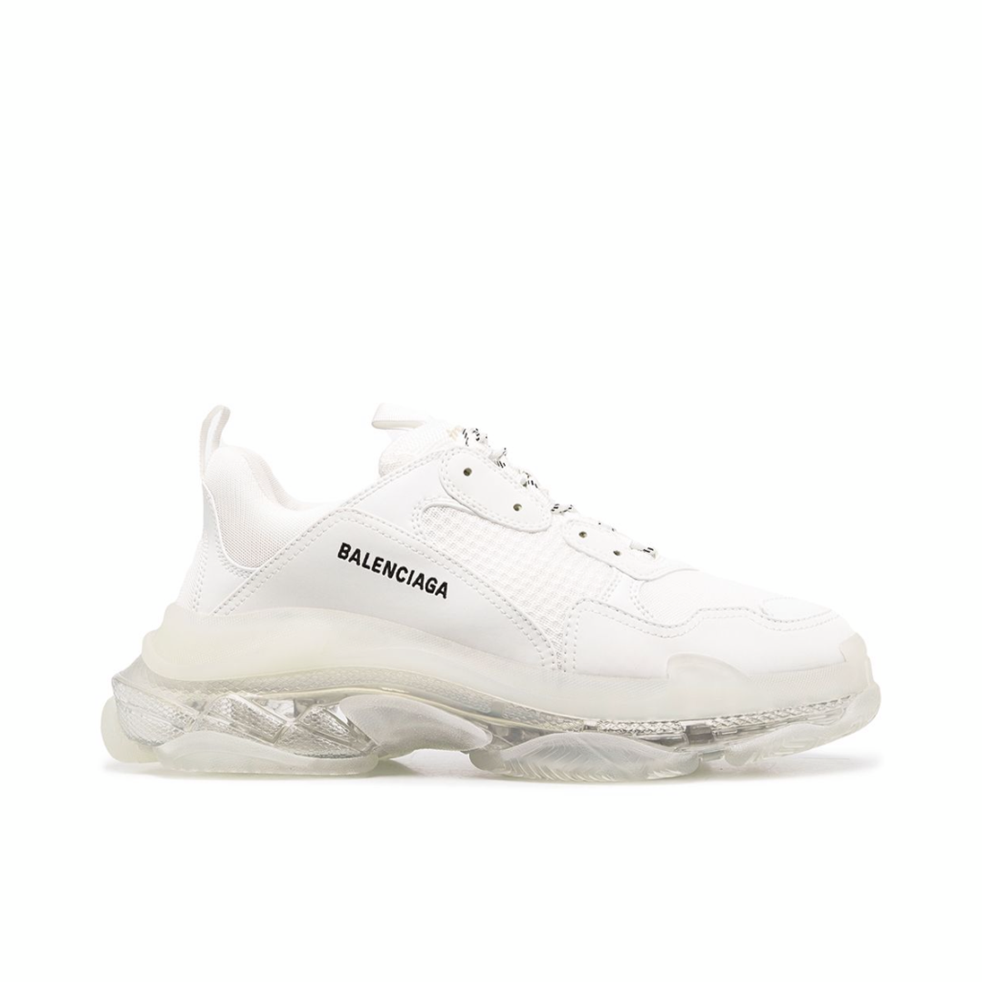 Balenciaga Triple S White Clear Sole – Krep Kingz