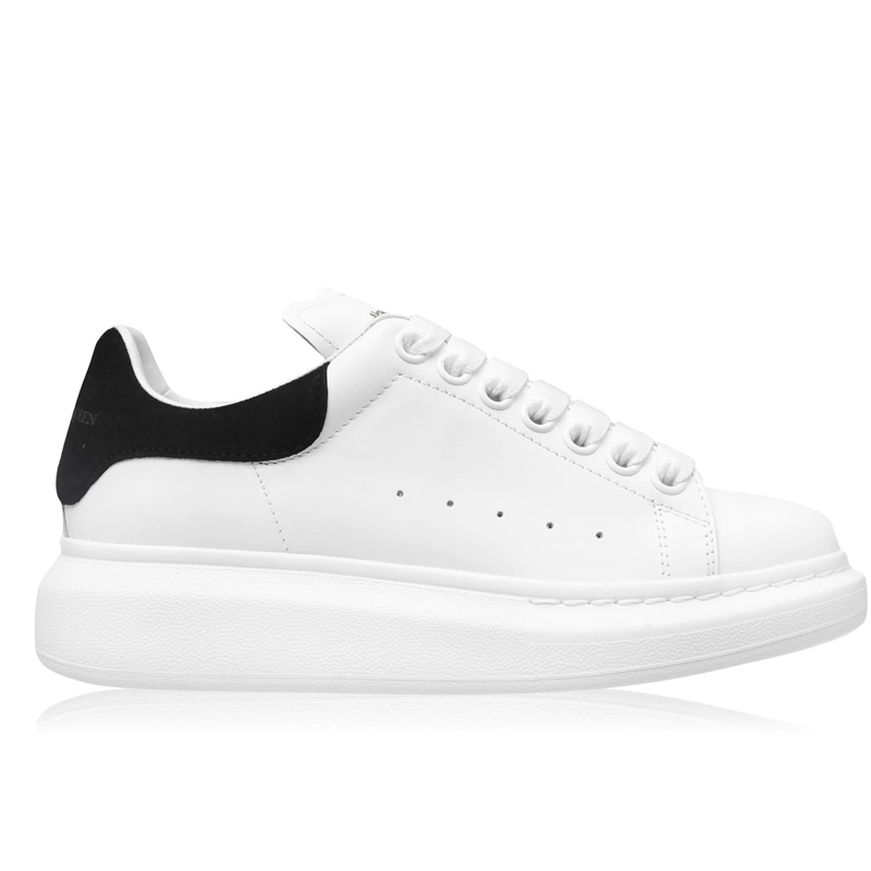 Alexander McQueen Oversized Sneaker White Black Suede Back Krep Kingz