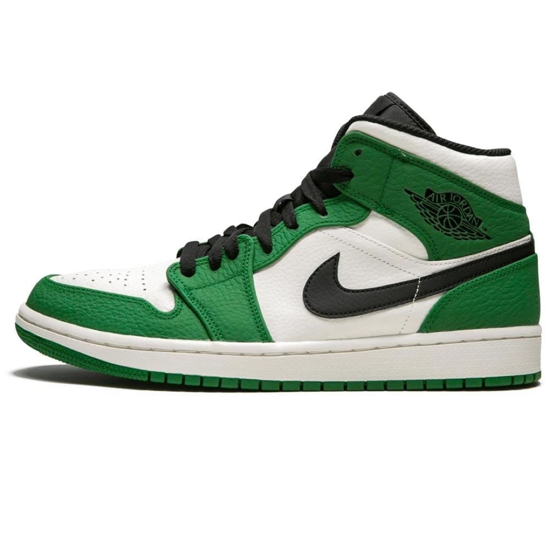 green and white ones jordans