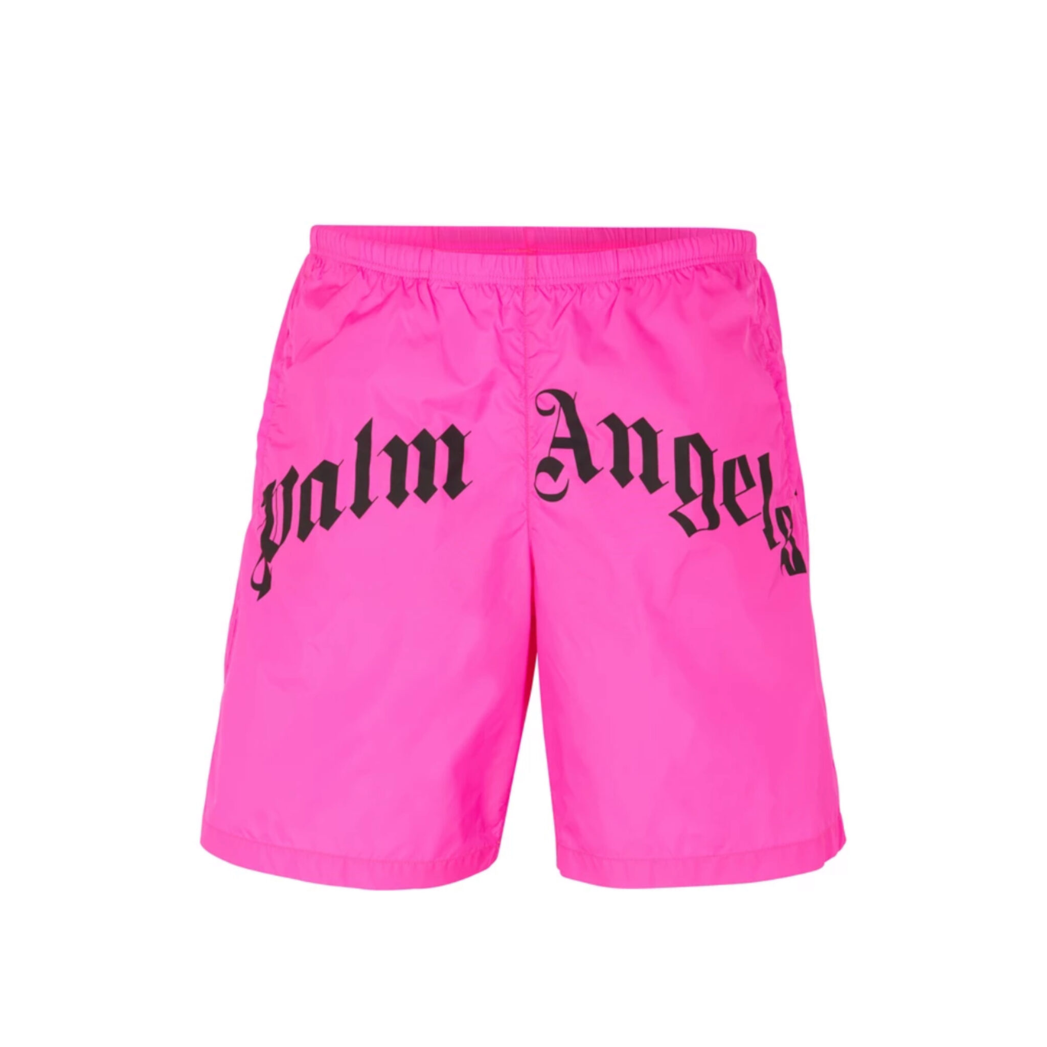 Palm Angels Logo Pink Swim Shorts – Krep Kingz