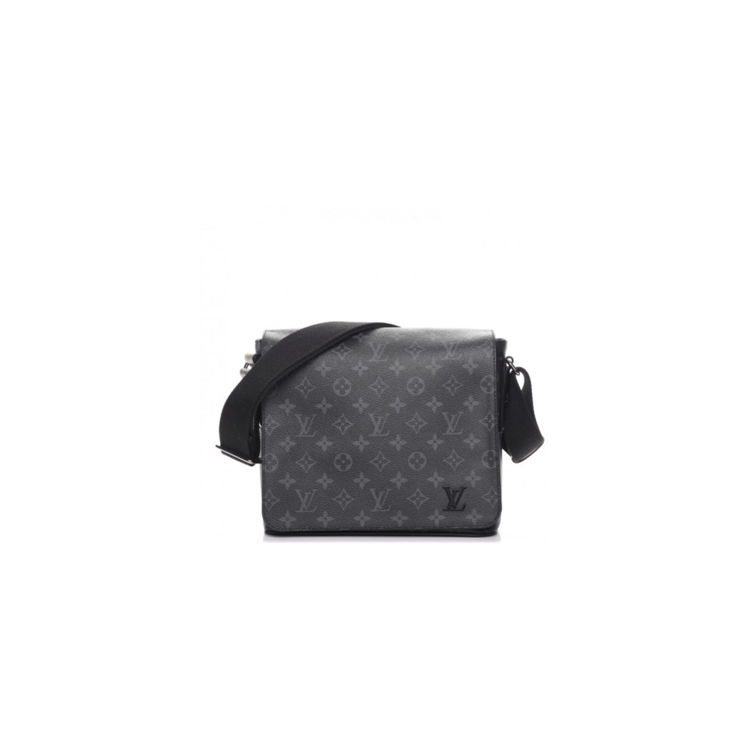 Louis Vuitton Messenger Bag Dark Infinity Leather with Monogram Eclipse  Glaze Canvas PM - ShopStyle