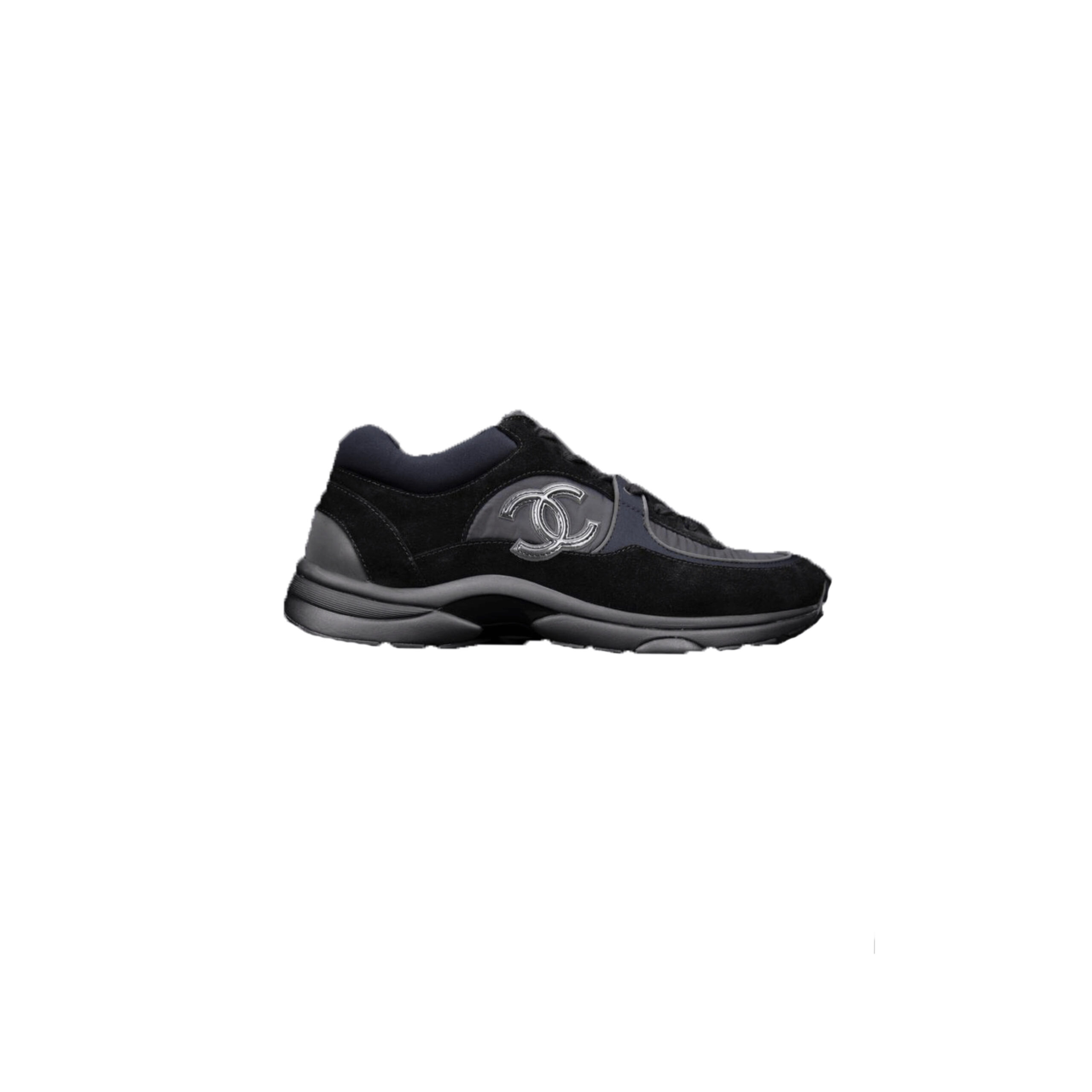 Chanel triple 2024 black runners