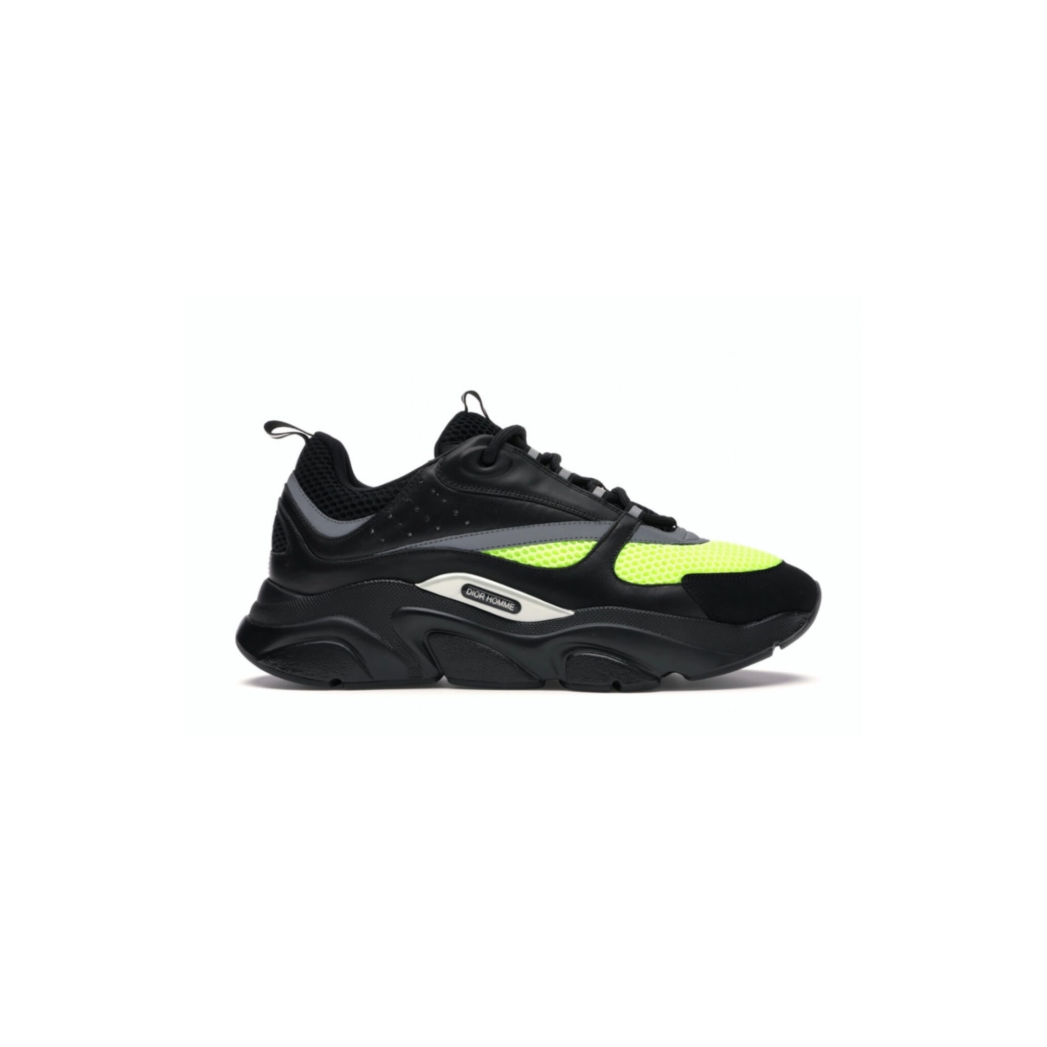 Dior B22 Black/Neon Green Krep Kingz