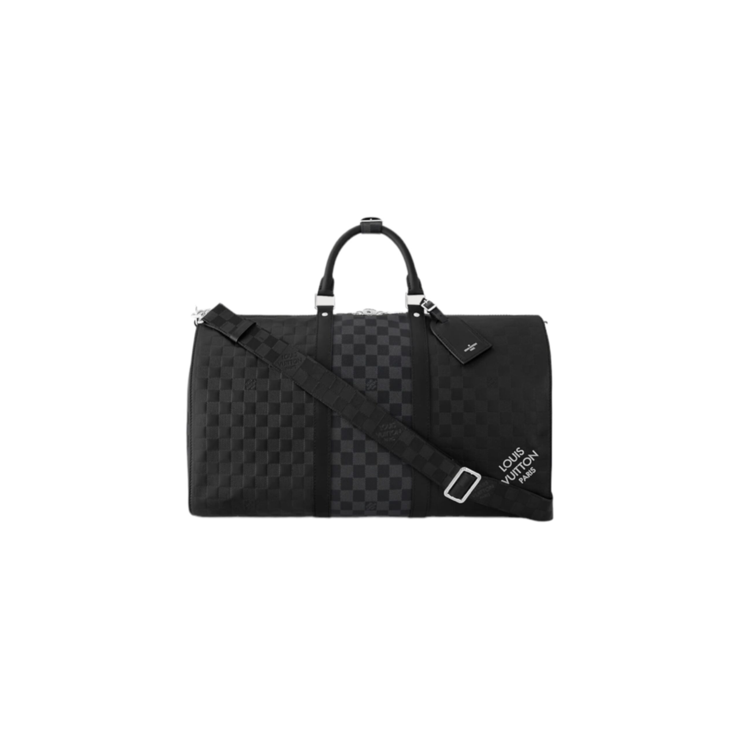 Louis Vuitton Keepall Bandoulière 50 Bag Damier Black Graphite – Krep Kingz