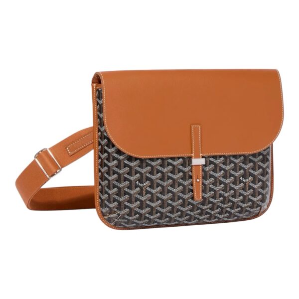 Goyard Coursier Messenger Bag Tan/Black