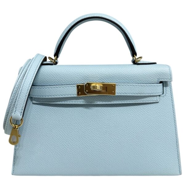 Hermès Mini Kelly 20 ‘Bleu Zephyr’